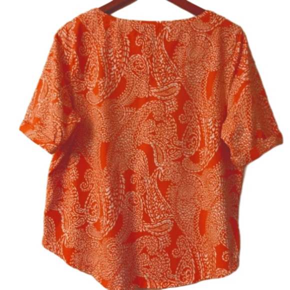 Chicos blouse fall color Chicos size 2 USA large - Picture 2 of 5